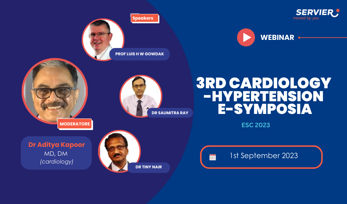 🎥 WEBINAR | 3rd Cardiology-Hypertension e-Symposia ESC 2023